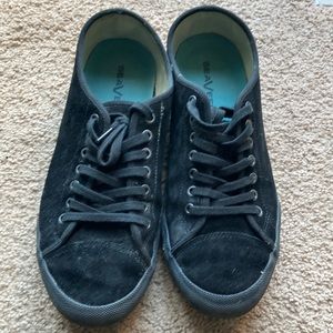 Seavees black suede Wintertide sneakers. Size 11.